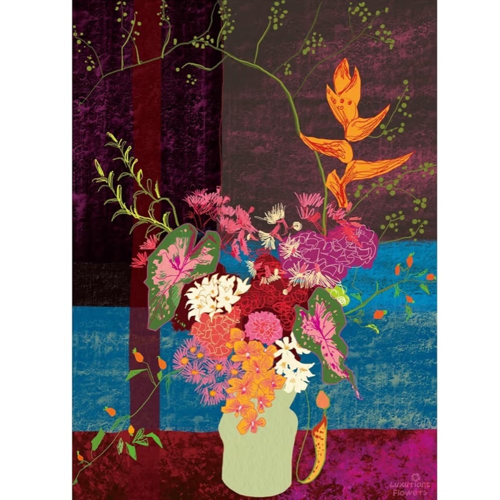 Blooming Flowers Puzzles for Adults 1000 Pieces